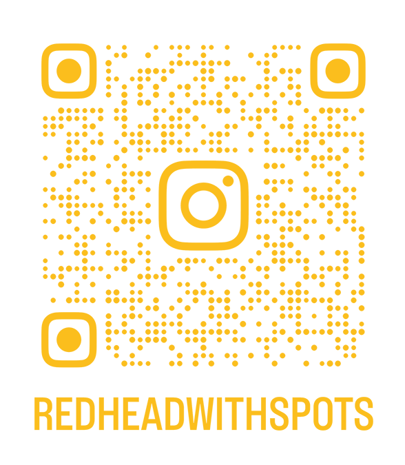 Instagram QR code - redheadwithspots